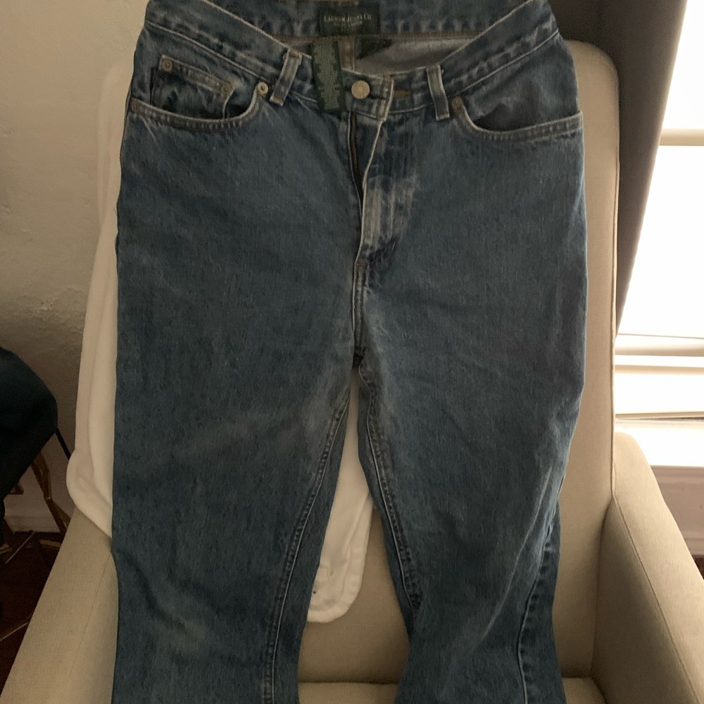 Vintage Ralph Lauren Mom Jeans High Rise Straight Relaxed Leg - Picture 3 of 6